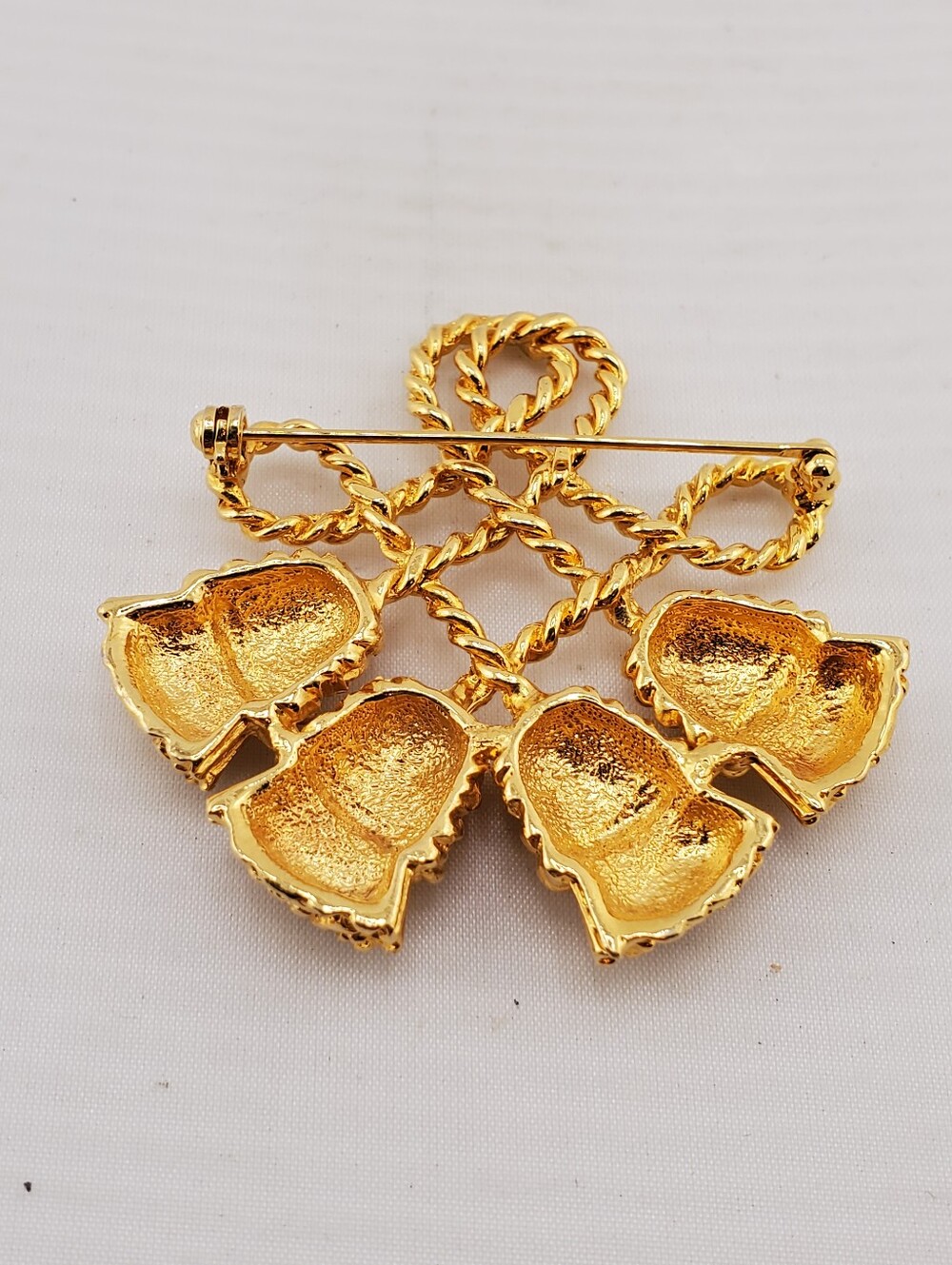 Scottish Thistle Braided Rope Brooch - Picture 2 of 4